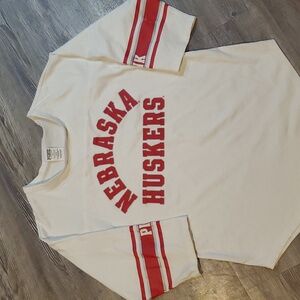 PINK Victoria's Secret Collegiate Collection Tee Nebraska Huskers Size M